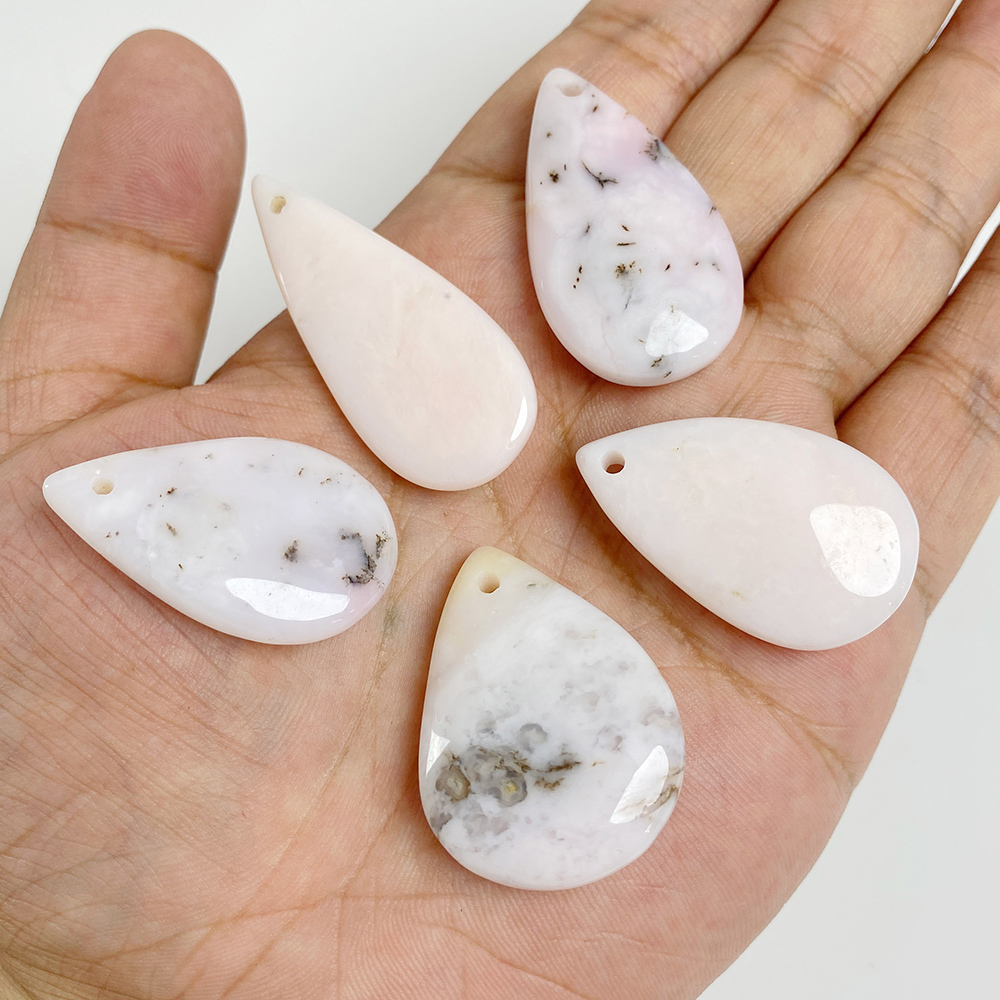 1PC Big Waterdrop Shape Stone  - Crystal Pendant Necklace Natural Stone recension och pris
