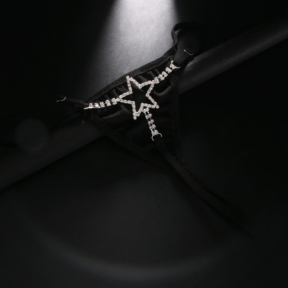 Sexy Crystal Star Waist Thong  - Body Jewelry recension och pris