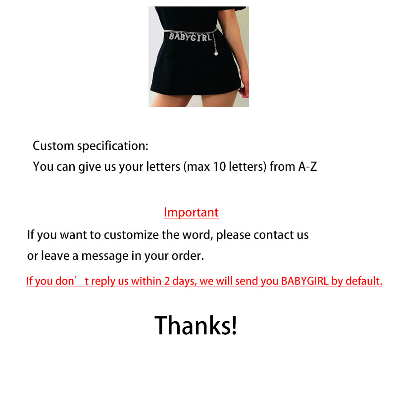 Custom Rhinestone Letters Baby - Body Jewelry recension och pris