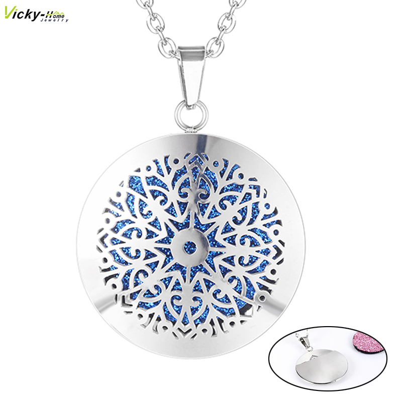 New Simple Aromatherapy Essent - Heart Locket Necklace Photo recension och pris
