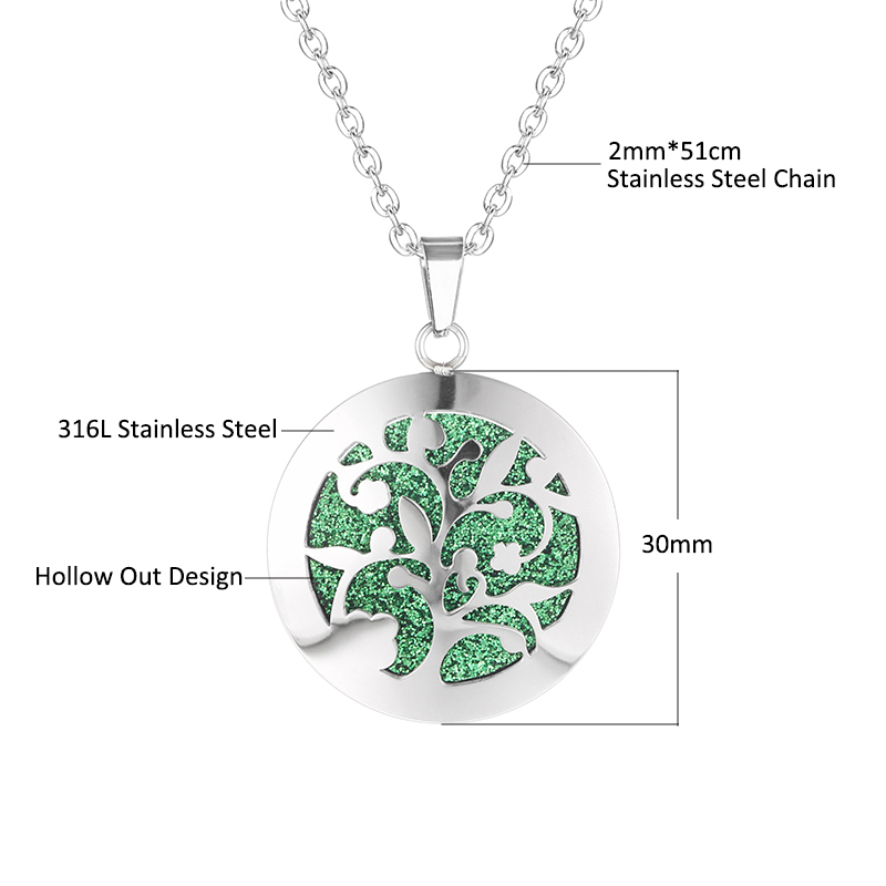 New Simple Aromatherapy Essent - Heart Locket Necklace Photo recension och pris
