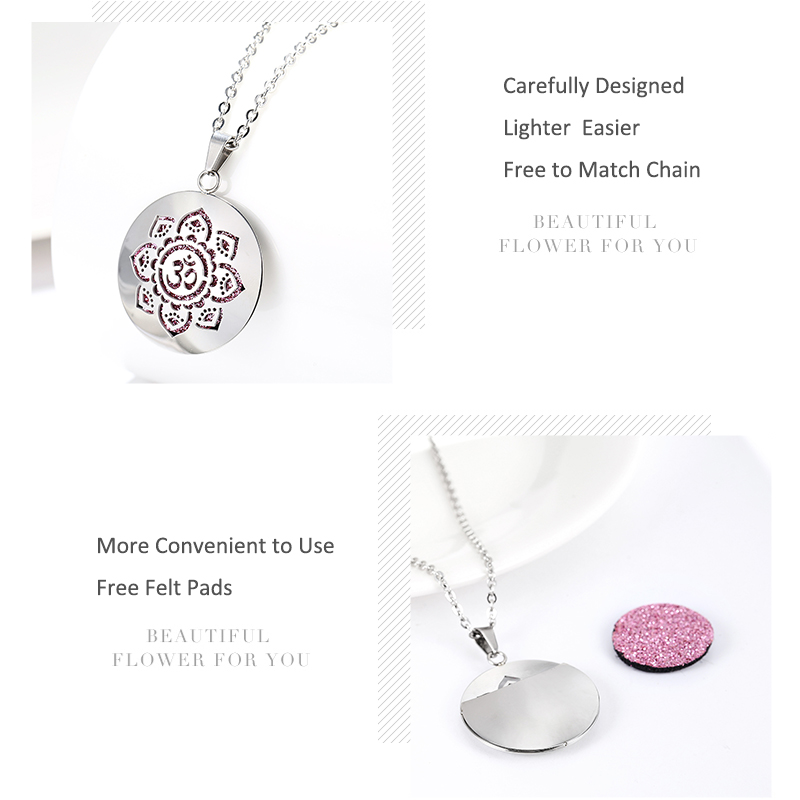 New Simple Aromatherapy Essent - Heart Locket Necklace Photo recension och pris