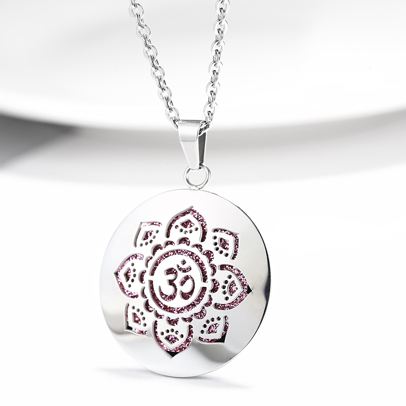 New Simple Aromatherapy Essent - Heart Locket Necklace Photo recension och pris
