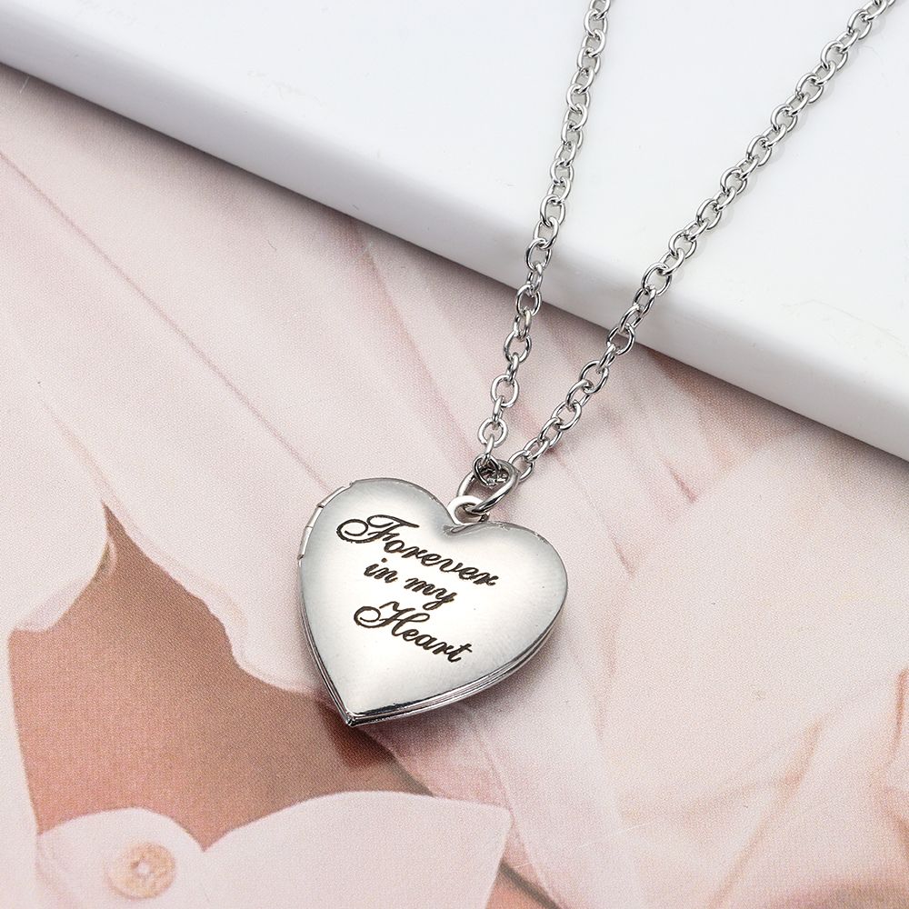 Lover Fashion Friend Jewelry C - Heart Locket Necklace Photo recension och pris