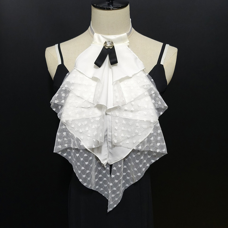 White Lace Layered Detachable  - Necklaces recension och pris
