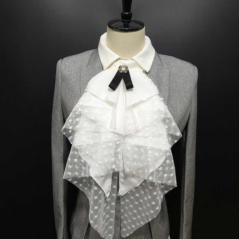 White Lace Layered Detachable  - Necklaces recension och pris