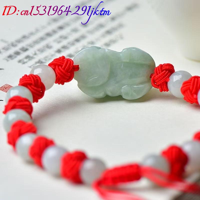 Natural Burmese Jadeite Pixiu  - Bracelets recension och pris