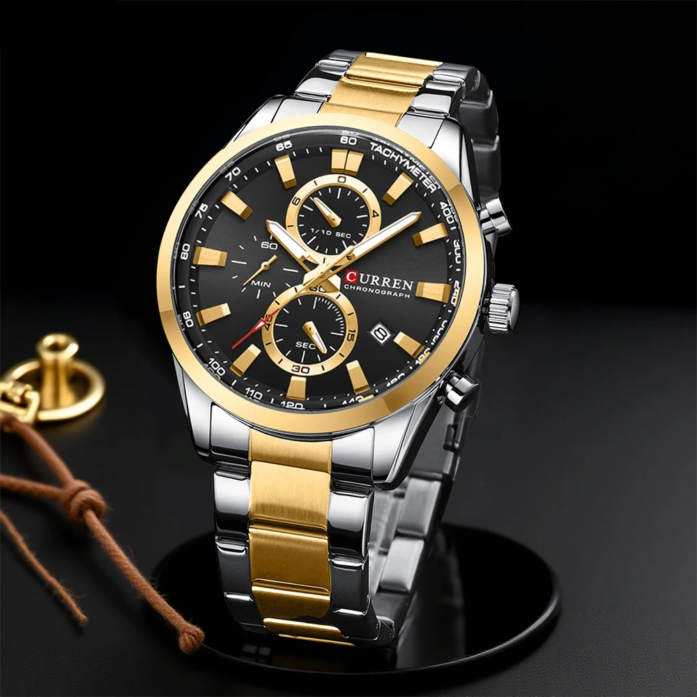 CURREN Casual Quartz Chrono Sp - Watch Accessories recension och pris