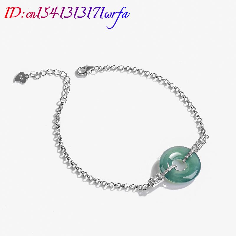 Blue Myanmar Jadeite Ring Brac - Bracelets recension och pris