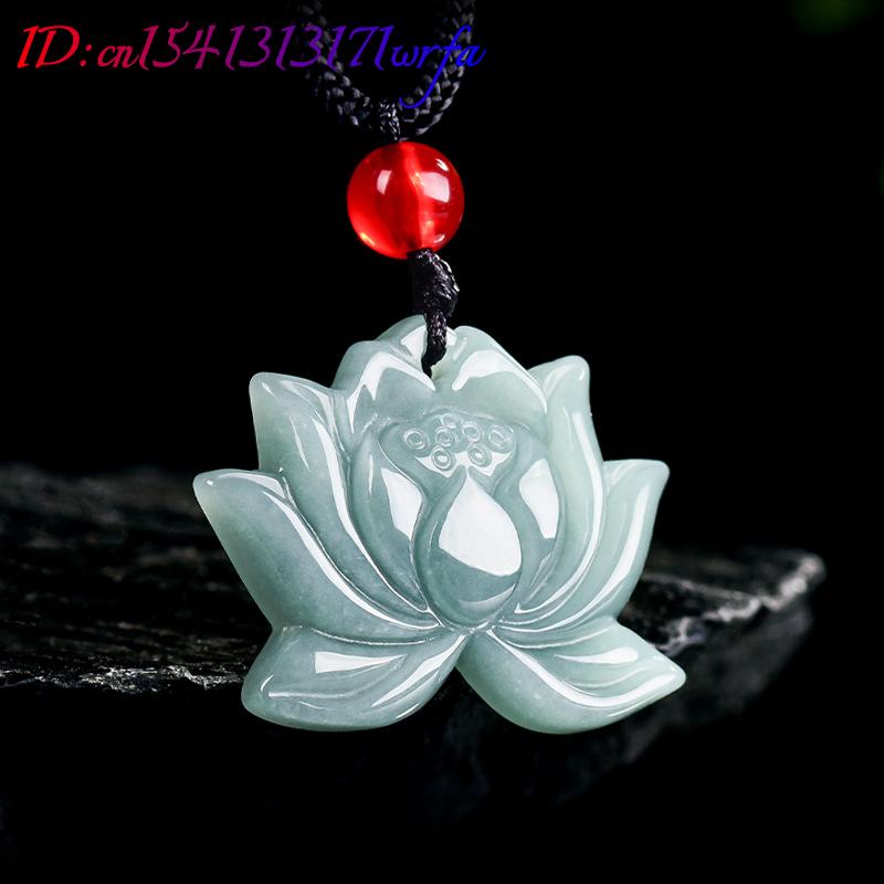 Myanmar Jadeite Lotus Pendant  - Necklaces recension och pris
