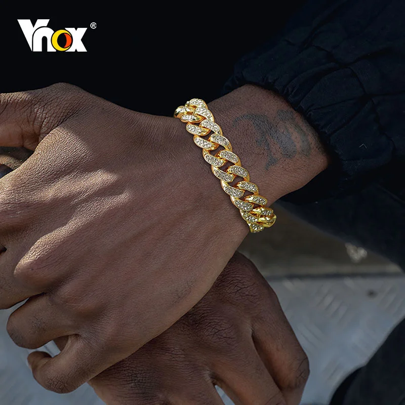 Vnox 12mm Bold Cuban Chain Bra - Cuban Link Chain 12Mm recension och pris