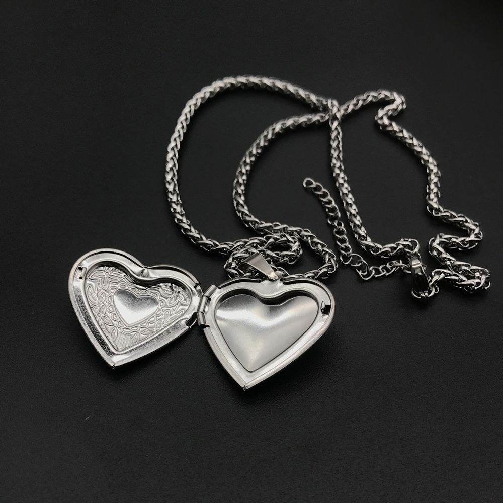 Fashion Photo Picture Locket N - Heart Locket Necklace Photo recension och pris