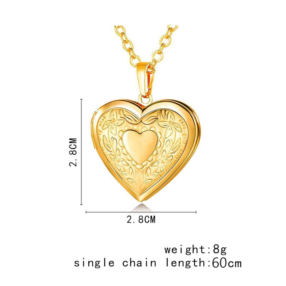Fashion Photo Picture Locket N - Heart Locket Necklace Photo recension och pris