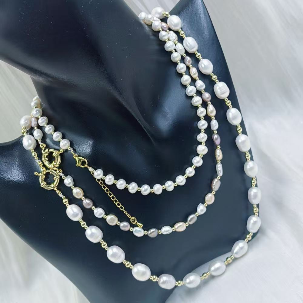 For Mother Jewelry Gift Purple - Pearl Choker Necklace Vintage recension och pris